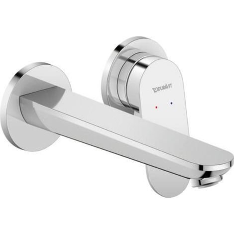 Mezclador empotrado de lavabo DURAVIT Wave cromo brillo