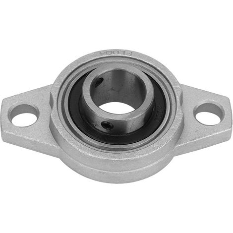 Palier miniature KFL004 en alliage zinc-aluminium monté sur semelle à bride rhombique (1/5)