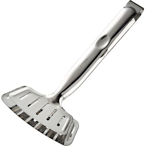 Pince à steak, Pinces de cuisine, Pince à poisson frit en acier inoxydable pour un nettoyage facile et la sécurité alimentaire Flip Hamburger Steak Eggs (1/5)