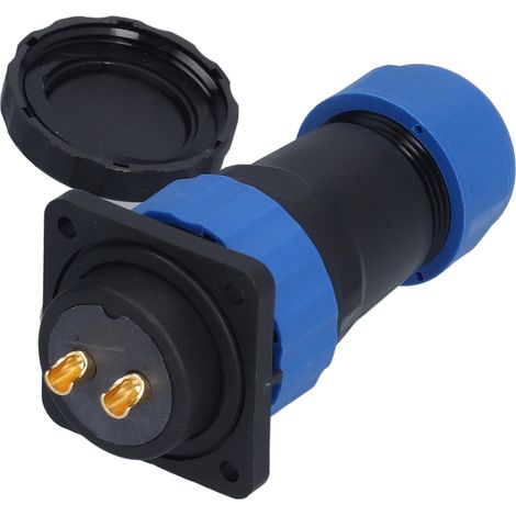 Connecteur étanche carré 4 trous IP68, prise de courant d'aviation 380V 45a pour fil de câble broche SP282