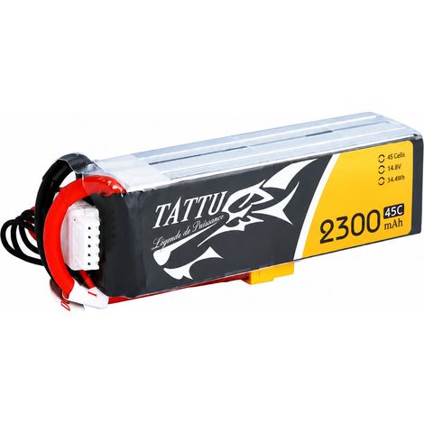 Batterie LiPo 4S 14,8V 2300 mAh 45C 4S1P pour drone FPV 14.8 4s1p 10,7 × 3,5 × 2,9 cm 256 g – Livraison gratuite (1/5)