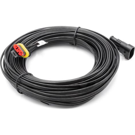vhbw Câble transformateur remplacement pour Husqvarna 580 43 38-01, 579 82 51-01 pour robot tondeuse à gazon - Câble basse tension, 20 m (1/3)
