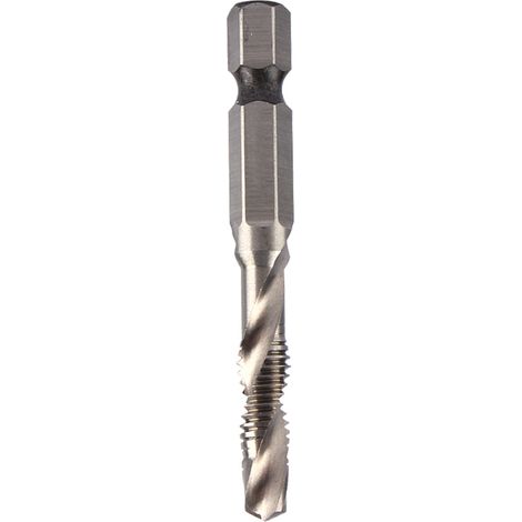 M6 HSS 1/4" Hex Shank Drill & Tap Taper Drill Bits Power Tool Part