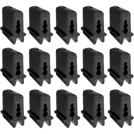 Bardusch 100pièces Clips De Fixation Pour Serre Plastique Pinces Pour Ombrage Et Filets Clips Pour Jardin Et Serre Réutilisables Pour Bâches Et Films Solaires (1/5)