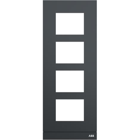 Platine 1/4 audio anthracite 2TMA220161B1003 ABB 41394CF-B