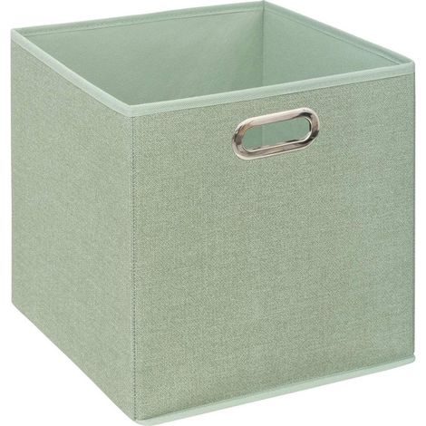 Aufbewahrungsbox – 1 Stück – Kunststoff – Stapelbar – Für Zuhause und Büro – Hellgrün, 31 x 31 cm (1/5)