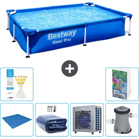 Bestway Steel Pro Rechteckig - 221x150x43 cm - 7-teilig  S124 (1/5)