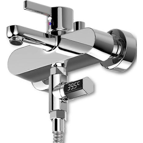 Thermomètre de douche avec affichage LED pour robinet domestique et moniteur de température pour bébé (1/5)