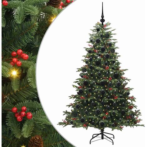 Árbol de Navidad artificial Verde 180 cm PVC, Metal y Plástico vidaXL (1/5)