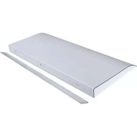 pensilina essenza in policarbonato trasparente 120x44,5 cm