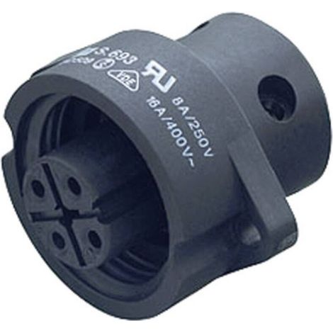 09-4224-00-04 Connecteur rond embase femelle Nombre total de pôles: 3 + PE Série (connecteur rond): 693 1 pc(s) (1/3)