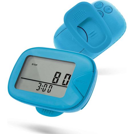 Podomètre de marche - podomètre à clip dorsal, outil de mesure de distance podomètre multifonctionnel avec clip dorsal (1/4)