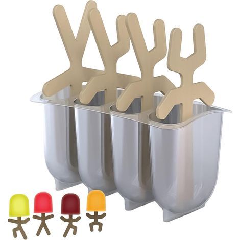 Moules à glaces Moules à glaces créatifs pour homme – Moule à glace avec bâtonnets créatifs – Moule réutilisable (1/5)