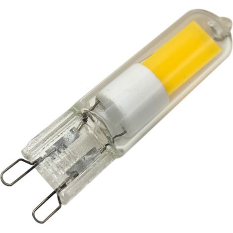 Ampoule LED G9 COB Verre Dimmable 9W, 220-240V, Remplacement Halogène, Douille à Broche (1/5)