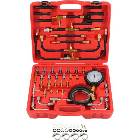 0-140psi Testeur De Pression De Jauge D'injection De Carburant pour BMW Audi VW (1/5)