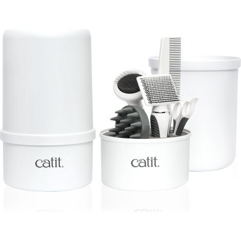 Catit Set di Spazzole per Gatti a Pelo Corto (1/4)