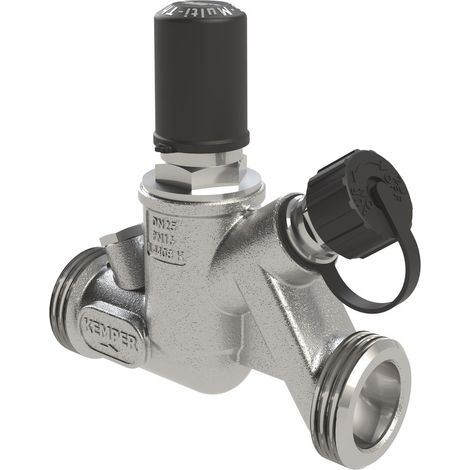 Kemper Multi-Therm automatisches Regulierventil, Regelbereich 50-65 Grad C, DN 15 AG, PN 16, Edelstahl, Figur 041 0G