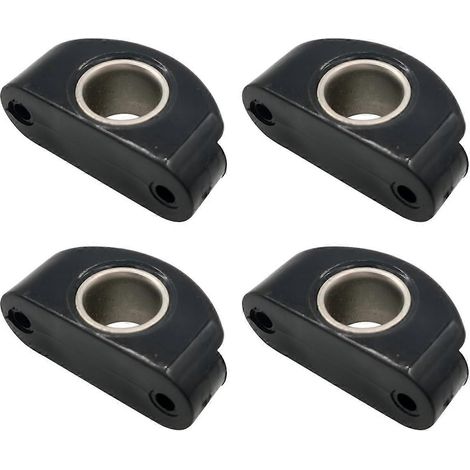 Guide-câble marin en nylon noir à œillets 12 mm 1/2 pouce-- (1/5)