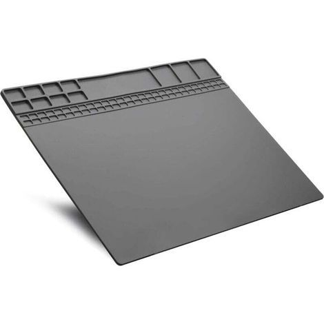 Tapis à Souder en Silicone Tapis de Soudure Résistant à la Chaleur avec Magnétique Tapis de Réparation de Silicone Antidérapant résistant à la chaleur pour souder réparation 40 x 30cm (1/5)