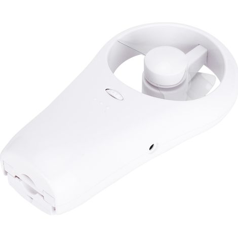 Mini ventilateur portable, silencieux, à piles USB, pour intérieur et extérieur (blanc) (1/5)