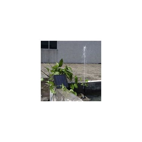 Pompe solaire sans brosse 9V 2.5W – Débit 200L/h – Pour bassin, fontaine, étang, piscine – Démarrage automatique en plein soleil – Qersta (1/5)