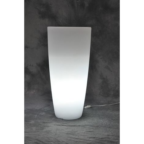 VASO HOME LIGHT TONDO D 40X90 CM GHIACCIO BIANCO- 1,0 pz