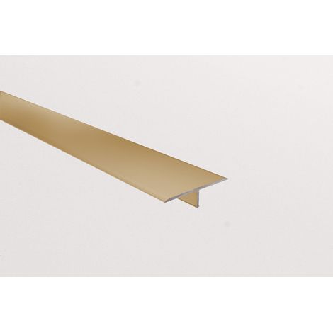 Profilé de finition aluminium 25mm x 2500mm – Finition oro mate – Pour joints de carrelage – Installation facile entre carreaux – Emac - mate-12