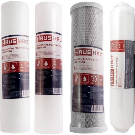 3m Kit de filtres blanc pour osmose inverse domestique
