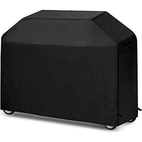 Housse de protection imperméable pour barbecue 190 x 71 x 117 cm noire (1/2)