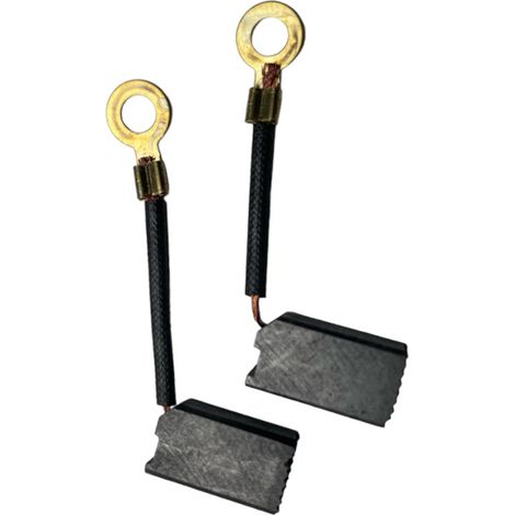 2x Trade-Shop Motorkohlen Kohlebürsten 6,5x9x16mm kompatibel mit Einhell TC-MA 1300, kompatibel mit Toolson PRO-MF 1320 Mauernutfräse / mit Auto Stop (1/2)
