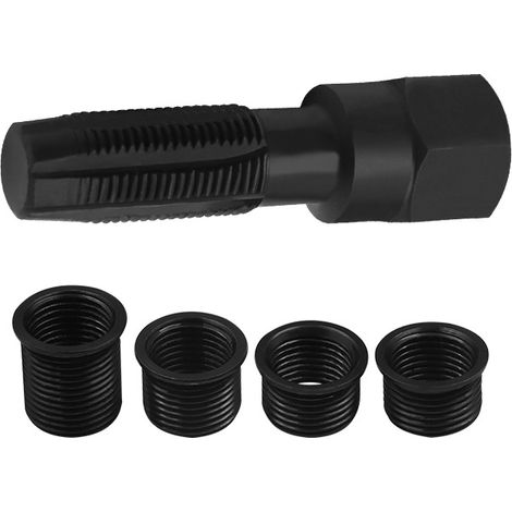 Kit de réparation de filetage de bougies d'allumage : outil complet, inserts et outils polyvalents pour véhicules. (1/5)