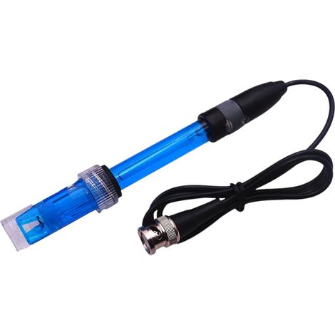 Sonda BNC di ricambio Ulisem per pH 0-14, 300 cm, 3000 mm, 118 pollici, connettore, cavo, sensore (1/5)