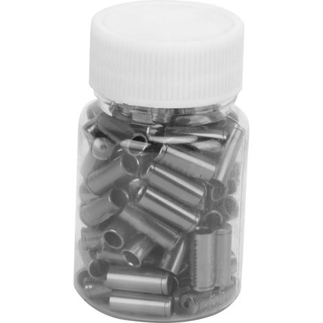 Embouts de câbles de freins : bonne résistance à la corrosion, haute robustesse, plus flexibles. Accessoires de vélo, couleur titane.