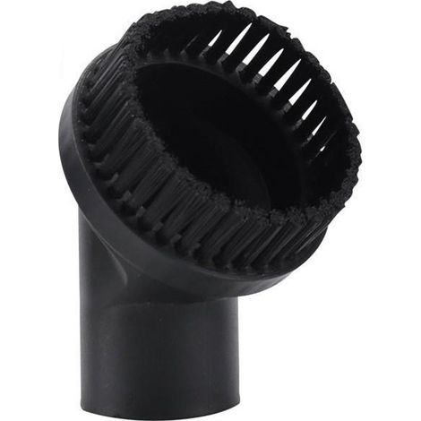 Brosse ronde pour aspirateur 35 mm - Fixation en ABS et nylon