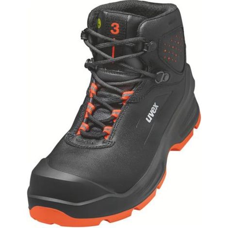 uvex Stiefel 3 S3 schwarz orange Weite 10 Größe 42