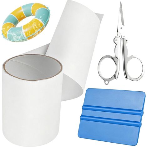 Reparaturset für Poolfolien Selbstklebende Multifunktionale Tape Für Matratzen, Gartenschläuche, Wohnmobile, Wohnwagen, Boote, Kajaks, Stand-Up-Paddle-Boards (1/5)