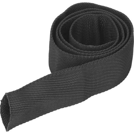 Gaine de tuyau en polyester, gaine de chaîne universelle 3.28, gaine de câble de treuil pour câble de 5 cm/1,97 pouce de large (1 m) (1/5)