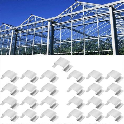 25 pièces Greenhouse verre clips inoxydable acier Greenhouse Glazing clips Greenhouse verre Sprung g clips Glazing (1/5)