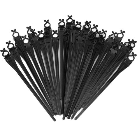 Piquets de lumière de noël universels, 50 pièces, 9 pouces de hauteur, lumières au sol pour vacances C7 C9, pelouse, Patio, chemin, passerelle, noir (1/5)