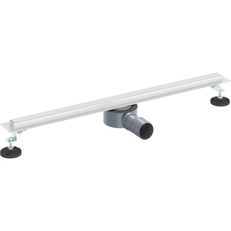 360° Shower Drain with Slim Model Silver 70 cm vidaXL