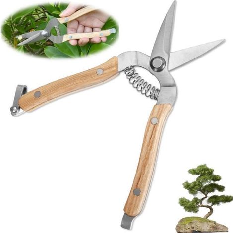 Gartenschere - MARKE - Modell - Edelstahl - Ergonomischer Griff - Sicherheitsverschluss