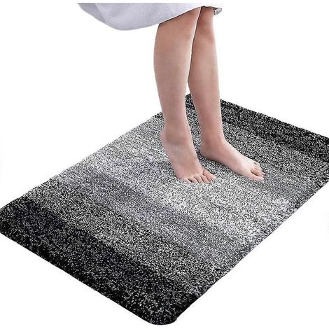 Online Store - Tapis de bain de luxe, tapis de bain en microfibre extra doux et absorbant, antidérapant 41 x 61 cm (1/5)