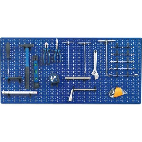 PANNELLO FORATO BLU 98X46X1,2