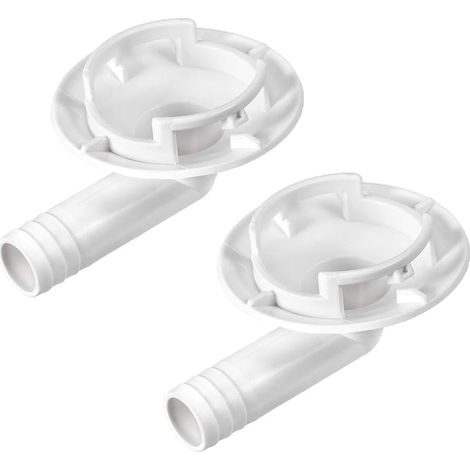Conector de manguera de drenaje para aire acondicionado, conector angular, para aires acondicionados mini-split y de ventana, 40 mm, 2 unidades (1/5)