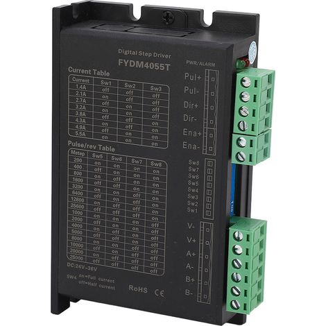 Module de commande de moteur pas à pas haute précision pour servomoteur pas à pas biphasé 42/57, contrôleur CNC 5,5 A, 24-36 V CC (1/5)