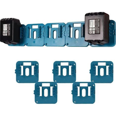Support mural extensible pour batterie Makita 14-18V (lot de 5). (1/5)