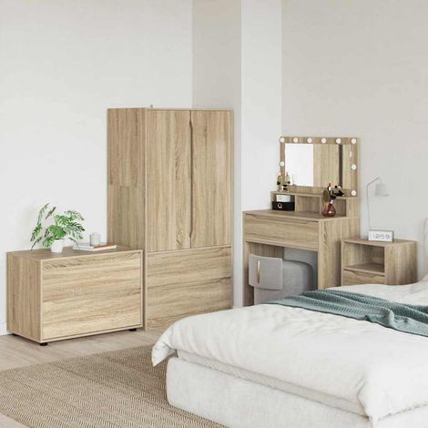 Aufbewahrungsschrank Sonoma-Eiche 80 x 48 x 57 cm Holzwerkstoff