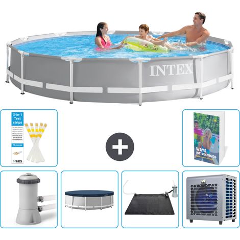 Intex Piscine Prism Frame Ronde - 366x76 cm - 7-pièces S176 (1/5)