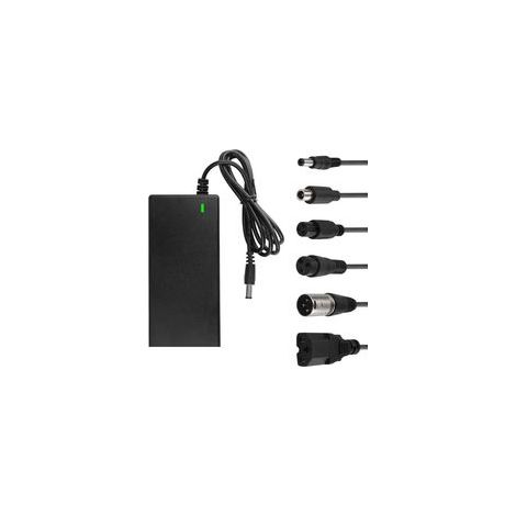 Chargeur pour batteries lithium-ion 42 V – 2 A – Compatible avec trottinettes électriques, vélos électriques et modèles Xiaomi M365 – 6 connecteurs inclus (1/4)