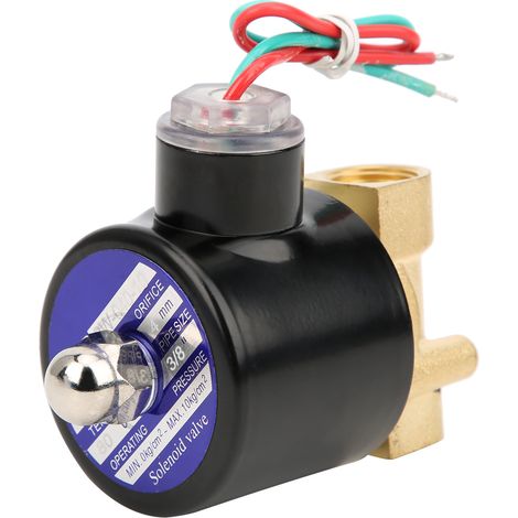 Messing-Wasserdruckventil - 2W-040-10DC24V, hydraulisches Regelventil, 24V-Magnetventil für Durchflussregelungssysteme. (1/5)